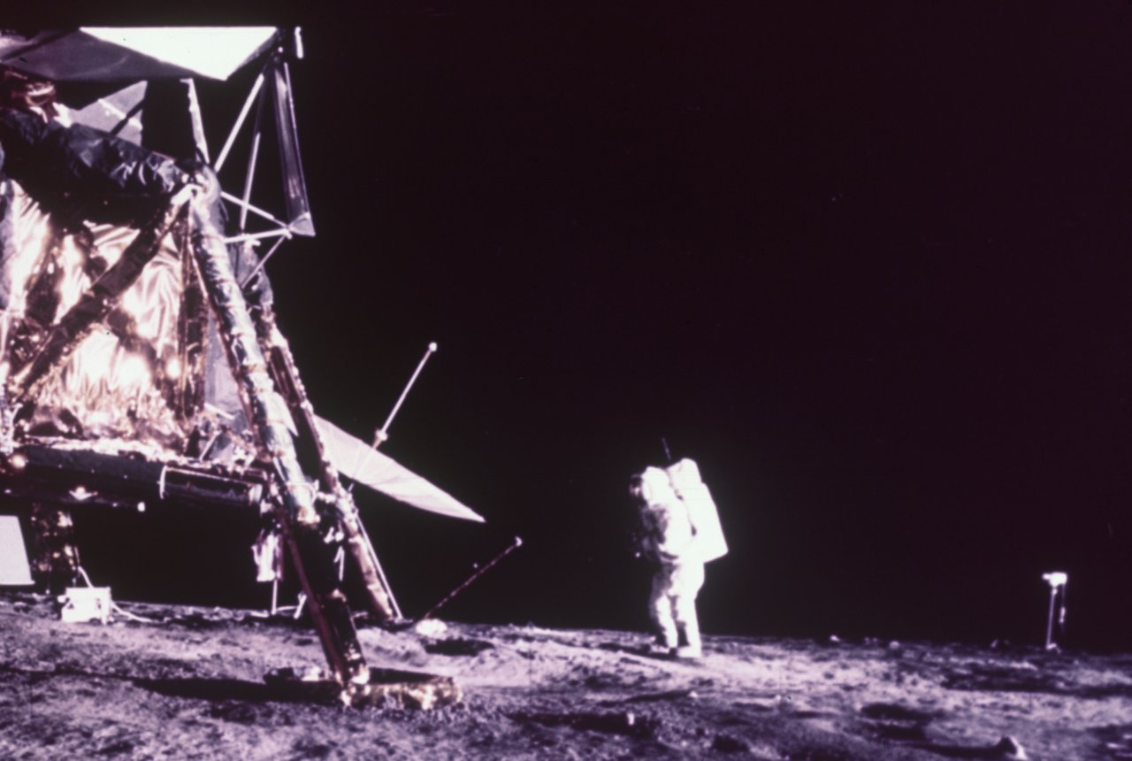 106 Apollo 12 Lunar Module and Astronaut -s